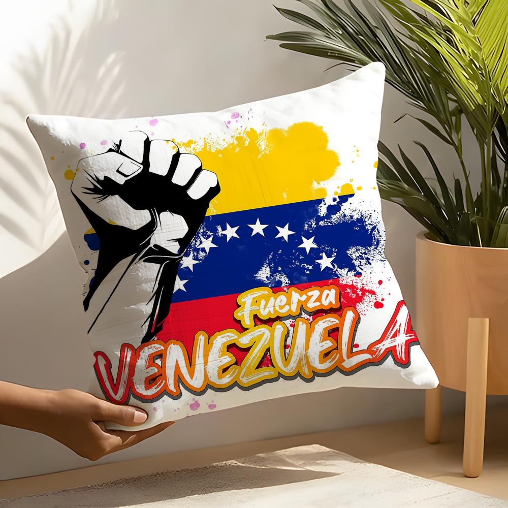 Aesthetic Art Venezuela Pillow Case Linen Cushion Covers For Decorative Sofa Home Pillows Case Car Chair Pillows Cases