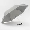 Flat Mini Easy to Open and Solid and LIEBEN-0205 Umbrella, 50cm, Foldable, Lightweight, Slim, Close, Color, Unisex, Men's Women's (Gray)