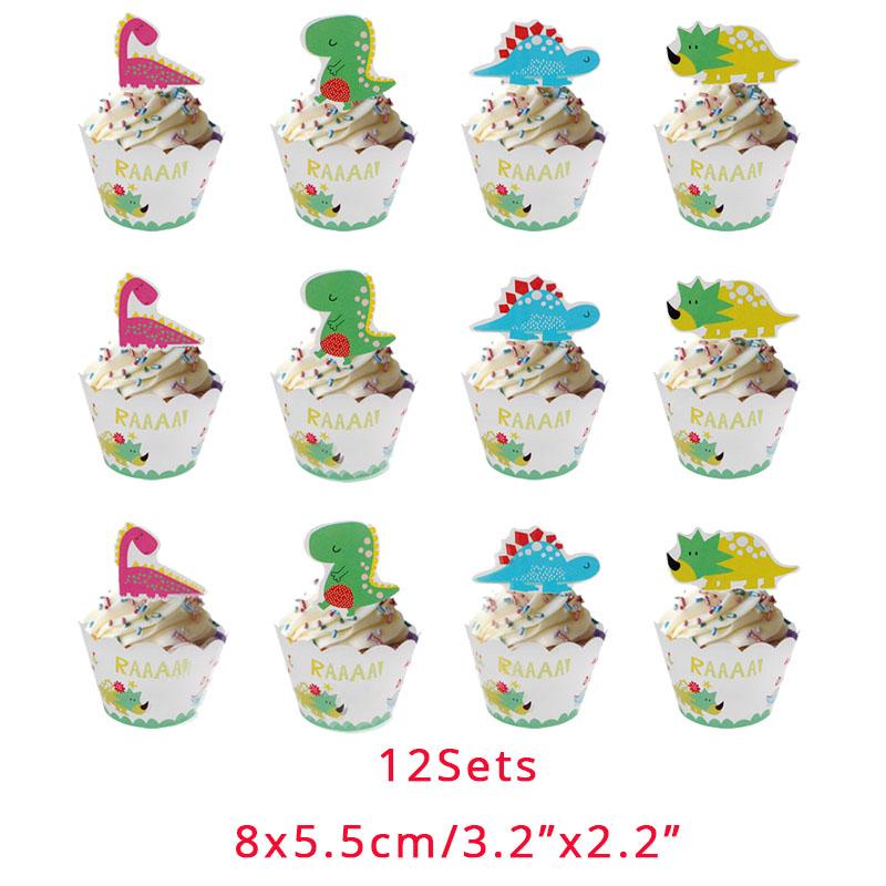 Dino Party Supplies Dinosaur Balloons Paper Straws Cups Plates Kids Boy Birthday Party Decoration Jungle Dinosaur Party Decor