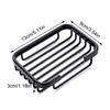 Rectangle Soap Dish Holder Draining Shower Soap Tray Durable Bar Soap Holder  Bathroom