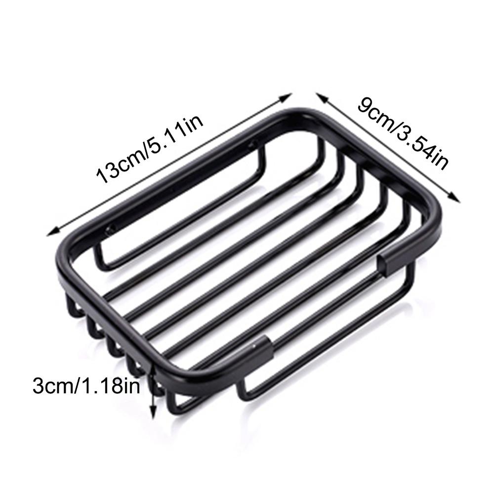 Rectangle Soap Dish Holder Draining Shower Soap Tray Durable Bar Soap Holder  Bathroom
