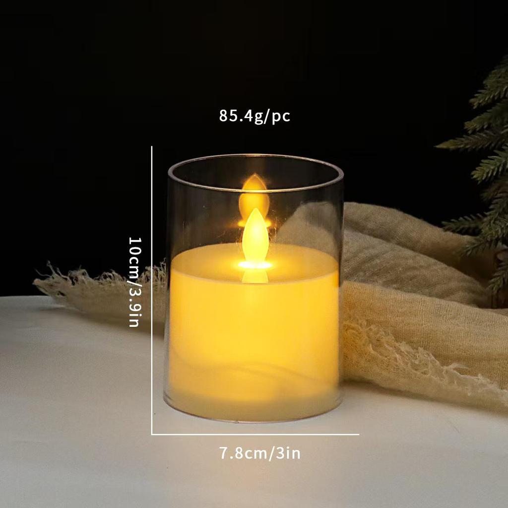 Acrylic LED Candle Light - Creative Wedding Atmosphere Decorations & Photo Props