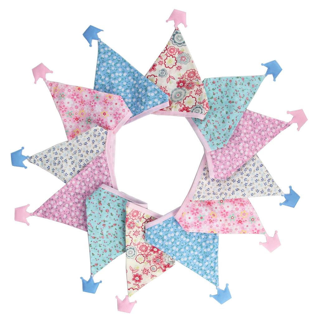 Nordic Style Cotton Triangle Banner - Tent, Wedding, Kindergarten Decoration