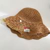 Grass Hat Women'S Spring And Summer Seaside Beach Vacation Hollow Sun Hat Large Brim Woven Sunshade Hat
