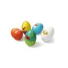 5 Œufs maracas en bois - hochets rigolos à secouer - jouet en bois à partir de 12 mois