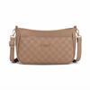 2026 Women's Versatile Plaid Crossbody Moon Bag - Large Capacity, Stylish for Middle-aged