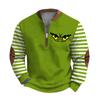 Lässiges Retro-Sweatshirt mit Farbverlauf für Herren