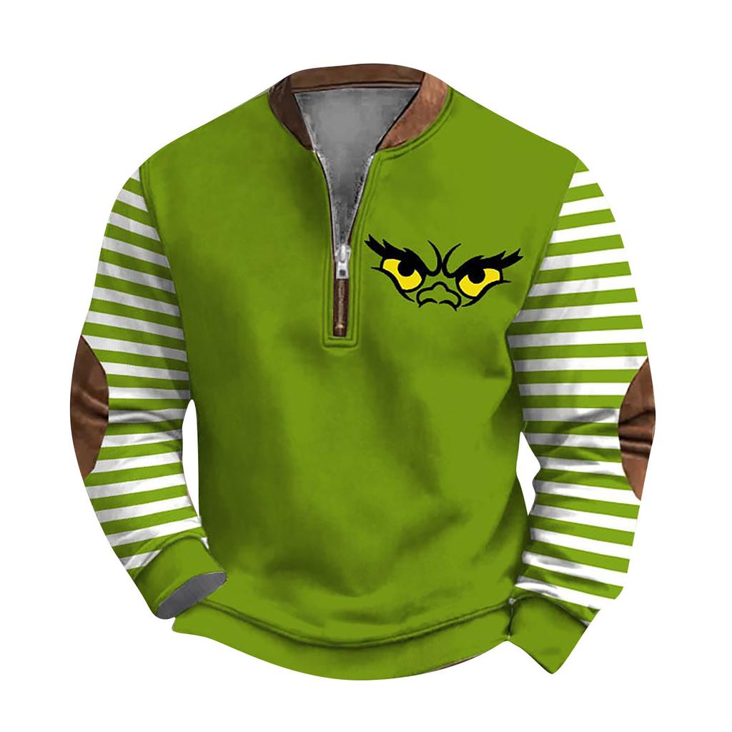 Lässiges Retro-Sweatshirt mit Farbverlauf für Herren