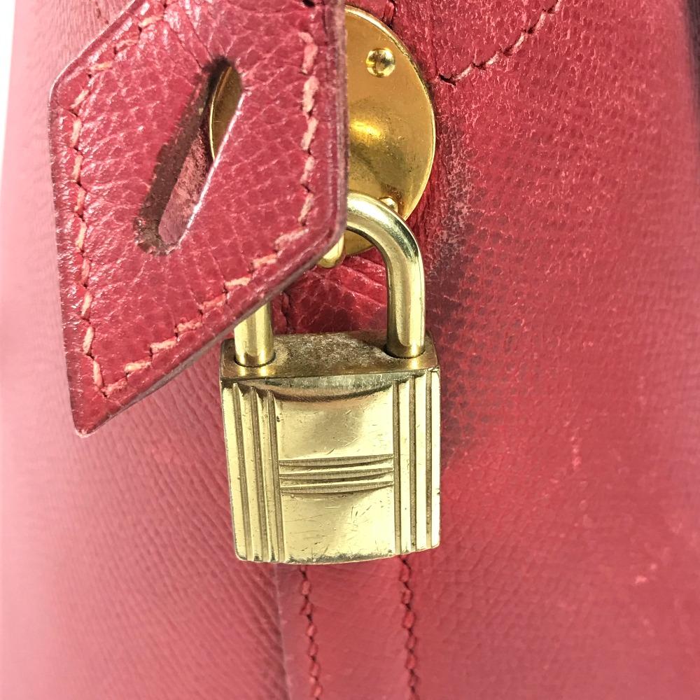 Hermes Crossbody taška Bolide35 2WAY Taška přes rameno Ruční taška Courchevel Red