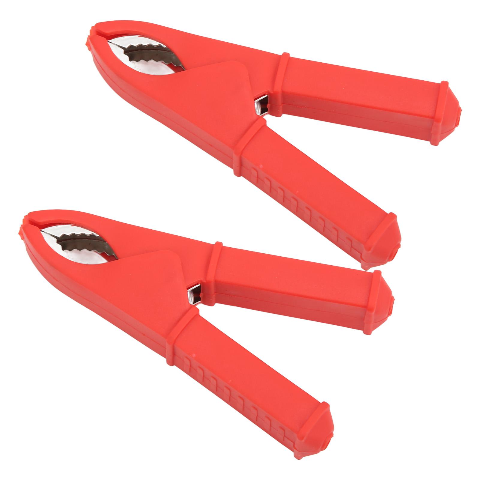 

2 Pcs Insulated Clip 100mm All Copper Battery Electrical Test Insulation Clip Spring Clip Alligator