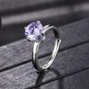 Sace Gems Classic Copper Alloy Zircon Ring Ladies Jewelry Wedding Promise Party Gift  Open