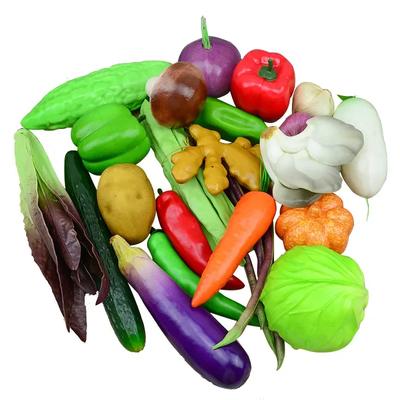 Künstliche Dekorationen Farbe Blase Simulation Gemüse Kohl Radieschen Tomate Frühlingszwiebel Chili Modell Fotografie 5 Stück/Los