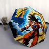 1pc Dragon Ball Z Goku's Epic Battle with Shenron Pattern Automatic 3-Fold Umbrella, 8 Iron Frames, High-Value Folding Umbrella, Suitable for Office,