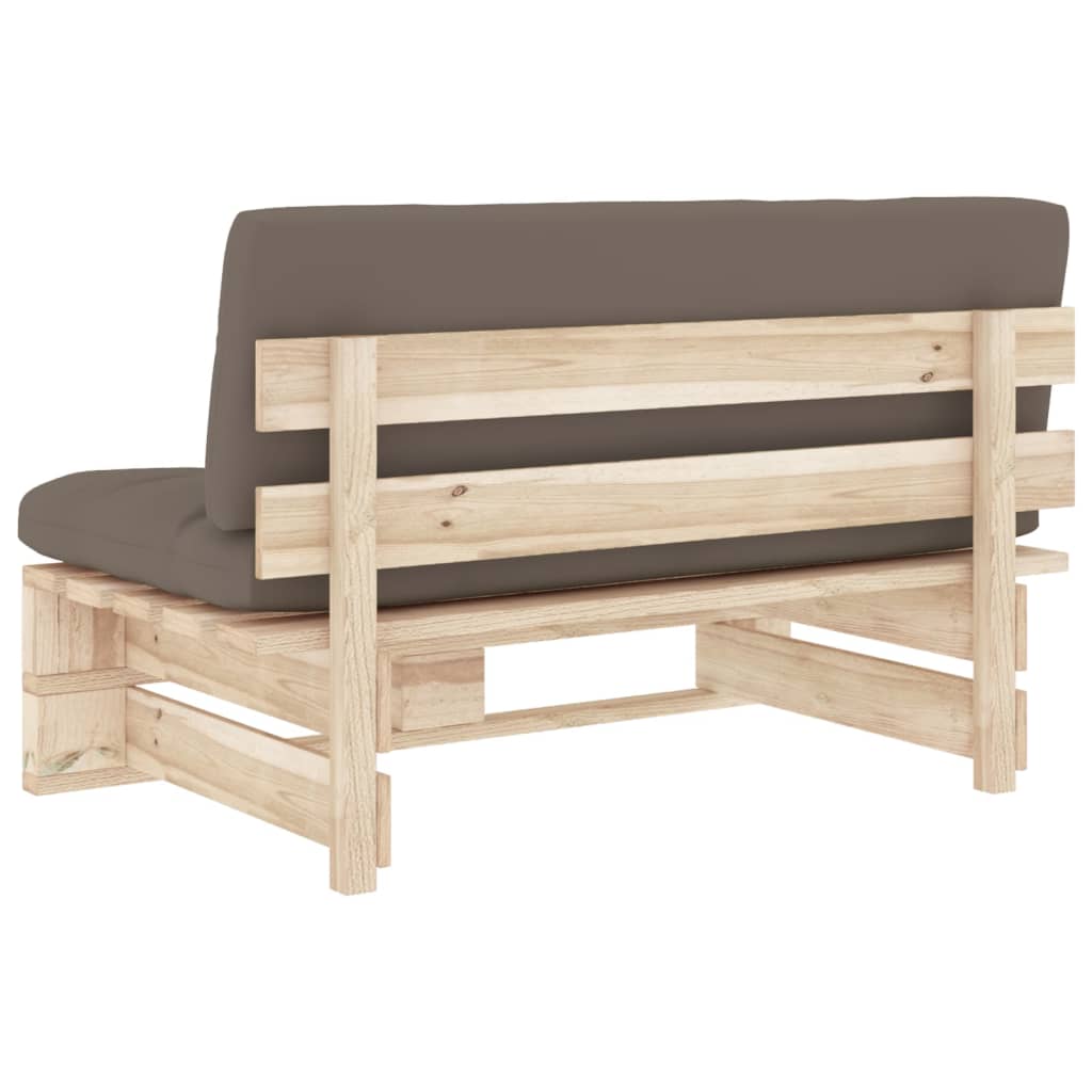 Outdoor Center Sofa Pallet Design Impregnated Pine Wood