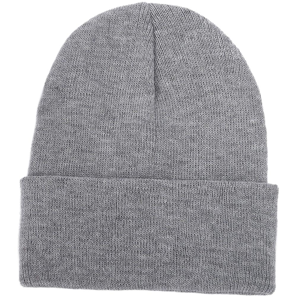 Breathable Fabric Fluorescent Colors Knitted Beanie Winter Dome Hat