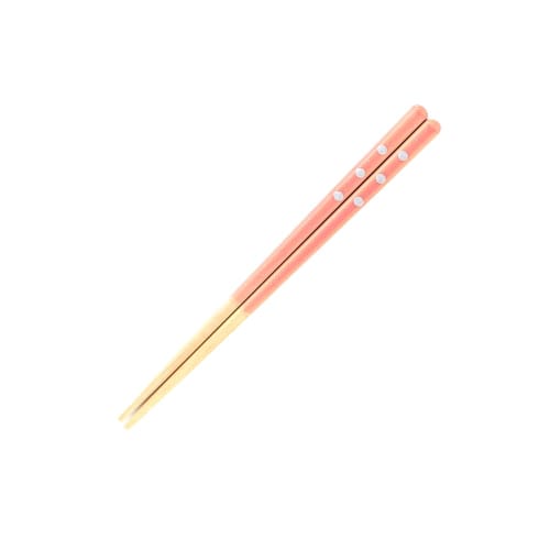 [Featured on TV] Fujiei (FUJIEI) Truly Non-Slip Chopsticks for Children, 18cm, Pink Dot Design, Handcrafted by Chopstick Artisans, Made in Japan, Dish
