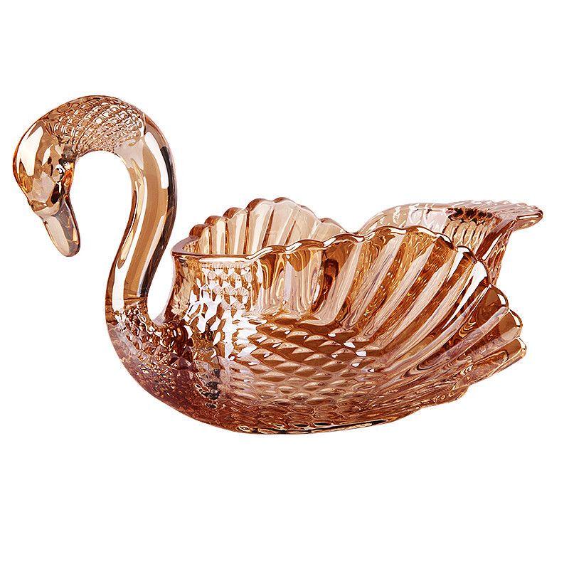 

Shuchu European Style Crystal Glass Fruit Bowl