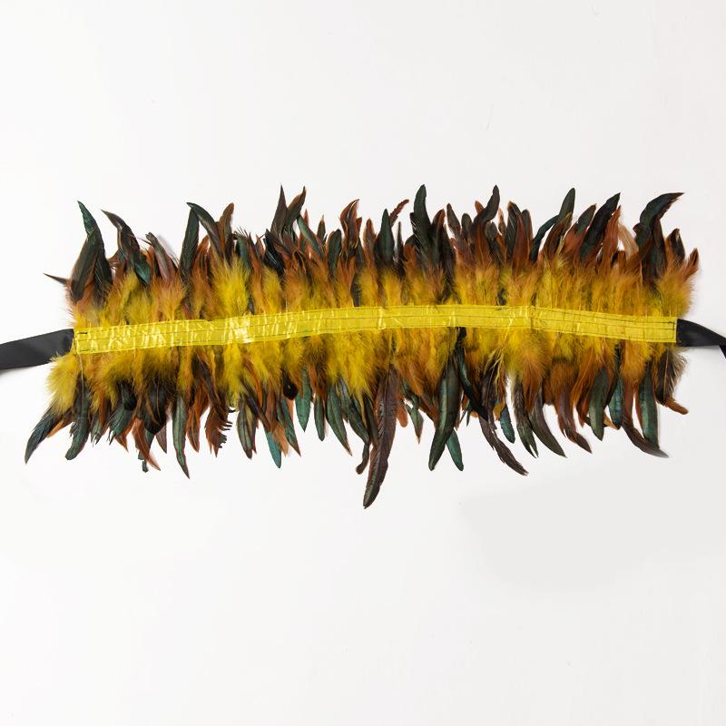 Ethnic Style Feather Shawl Vest Dickey - Adult Halloween & Christmas Accessory