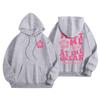 Letter Print Drop Shoulder Hoodie, XS-5XL, Autumn Collection for Men and Women