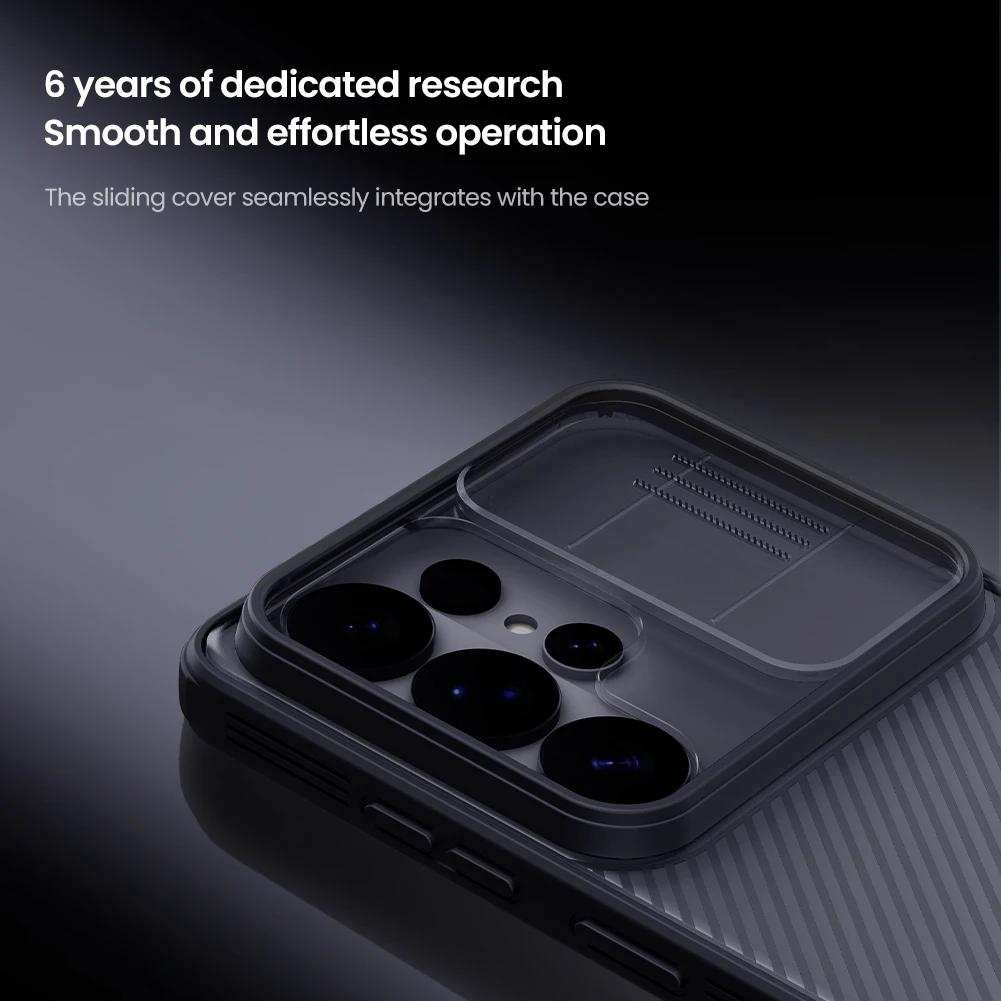 Nillkin For Samsung Galaxy S26 Ultra S25 Edge S24 Plus S23 S22 S21 Case CamShield Pro Camera Cover Slide for Samsung S25 FE