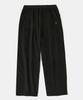 COLUMBIA UNIVERSITY Trajan Label Pintuck Wide-Fit Corduroy Pants_Black