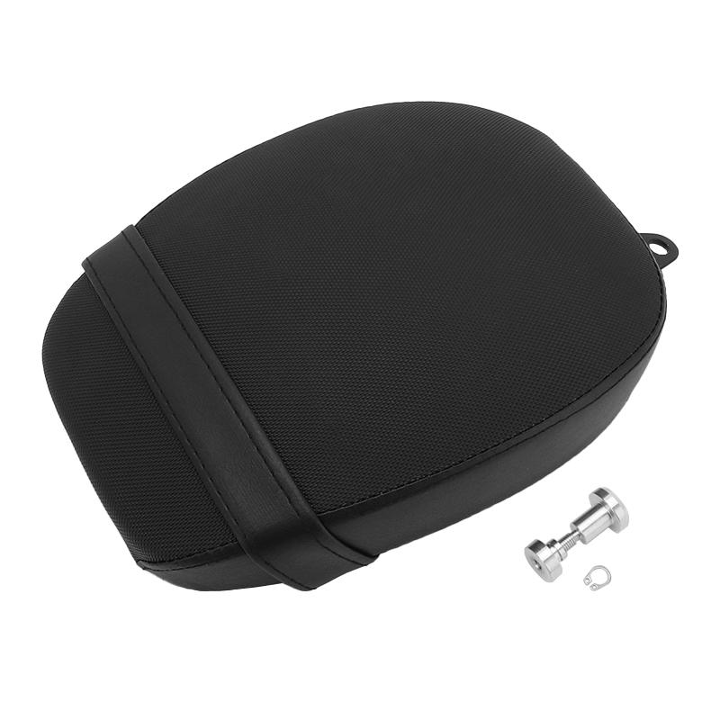 

For Harley Sportster Forty Eight 72 48 2010-2015 Motorcycle Rear Pillion Passenger Seat Leather Cushion Pad Black чёрный