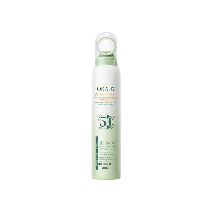 Universal Anti-UV Whitening Sunscreen Spray for Summer - Suitable for Women, Men, Students, and Military Training