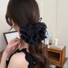 Hair Tie High Elasticity Bowknot Decor Mesh Ballet Style Hair Rope No Damage Non-Slip Lightweight Breathable Summer Hair Accessories