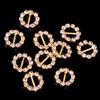 10 Pack Round Crystal Buckle Slider for Wedding Invites