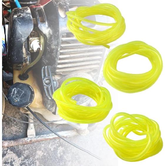4 Sizes Gas Fuel Line Hose Yellow 8FT Fuel Tube for 2 Cycle Small Engine