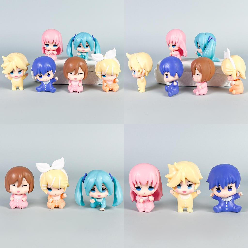 Hatsune Miku Pvc Action Figures Model Toys Cartoon Desktop Gifts Decoration