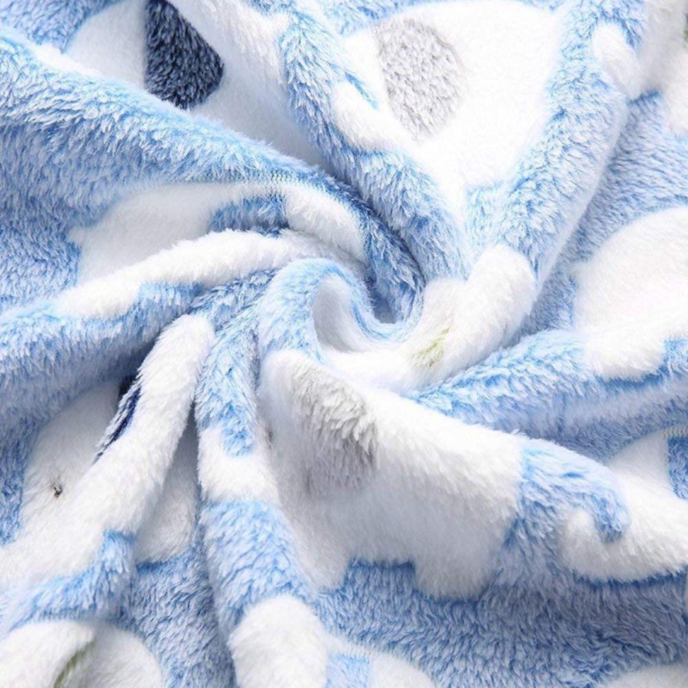 Plush Multi-color Optional Warm Cats Paw Winter Quilt Fleece Blanket Pet Blanket Flannel Blanket