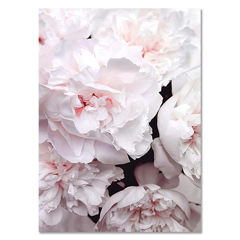 

Настенное искусство, плакаты и принты с розовыми цветами, картина на холсте, эстетический декор комнаты, образы Plakaty Na Sciane, фрески для туалета, домашний декор 30x40cm No Frame