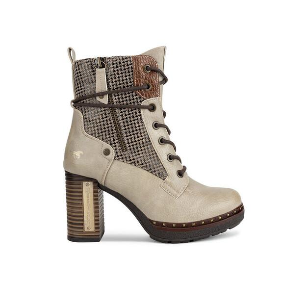 Mustang 1336-510 Beige Ankle Boots