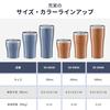 Zojirushi Stainless Steel Tumbler 600ml Resistant Condensation Insulation Cooling Smooth Drinking Edge Cup Clear Copper SX-DN60-NC