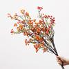 3pcs Artificial Plants Branch Orange Autumn Fruit Berries 70cm Foam Berry Plastic Fake Flower Home Ornaments Decoration
