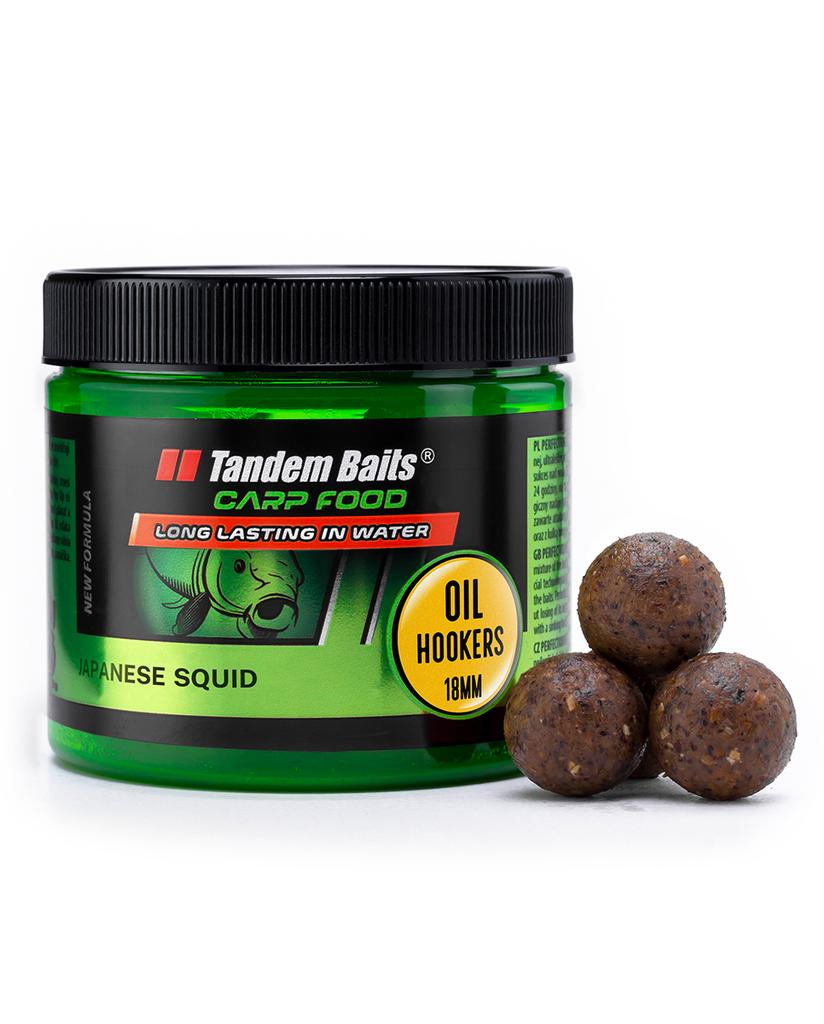 Carp food oil hookers - kulki haczykowe 18mm/120g japońska kałamarnica