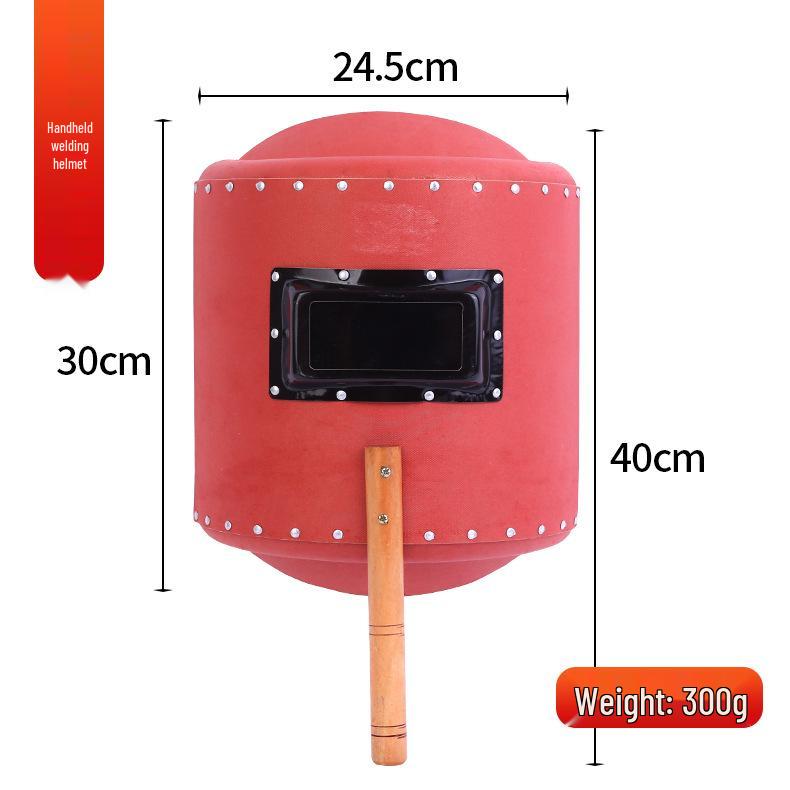Portable Red Welding Mask with Welder Protection