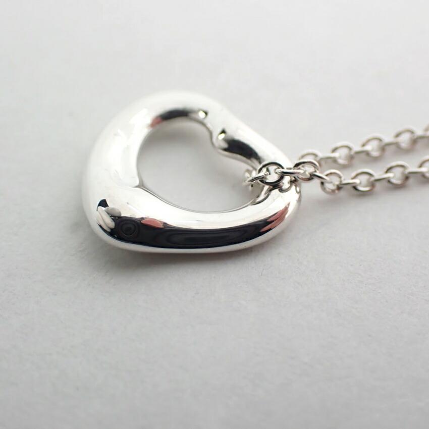 [Used] TIFFANY/Tiffany 925 Open Heart Pendant/Necklace/g464-56