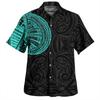 Samoa Polynesische Hawaiian Hemden Für Männer Design Kurzarm Revers Bluse Tops Damen Sommer Lässig