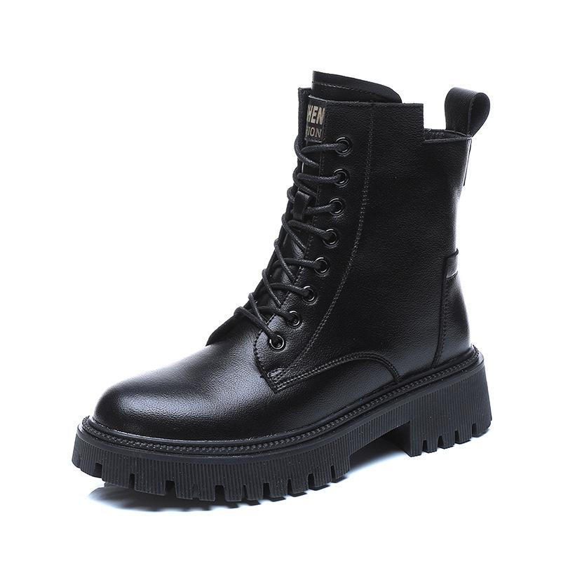 Martin boots autumn and winter new platform short boots British style retro locomotive boots