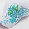 Spring and summer outdoor travel cap universal dome baseball cap embroidered floral decoration sunshade sun protection cap