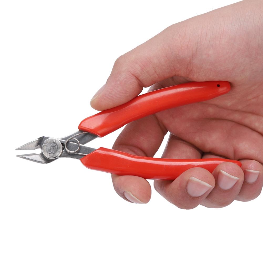 107F1 Electronic Diagonal Pliers Cable Side Cutting Nippers Wire Cutter Hand Tool L