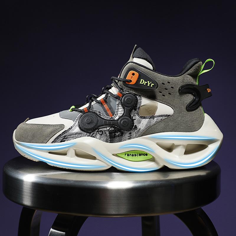 Men s Autumn Casual Breathable Soft-Sole Trainers Outdoor Campus Basketball Fashion Footwear 39