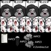 MOC Halloweenské Zombie Figurky Stavební Kostky Dvojitá Hlava Křivý Krk Příslušenství Kostky Hračky Dětský Dárek