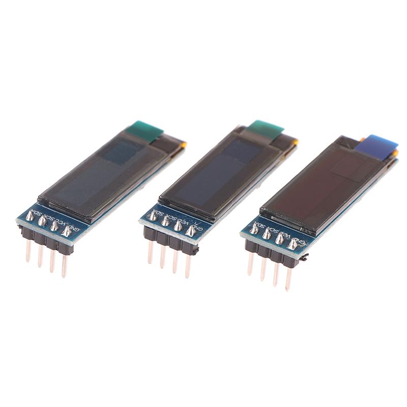 1 Stück 0,91 Zoll OLED-Displaymodul Weiß/Blau OLED 128X32 LCD LED-Anzeige SSD1306 12832 0,91 IIC I2C Kommunikation für Ardunio