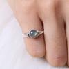 Labradorite Round gemstone Handmade Designer Boho Ring, Silver Charm Jewelry, 925 Sterling Silver, Bezel Ring