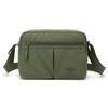 Solid Color Shoulder Bag Multi-compartment Crossbody Bag