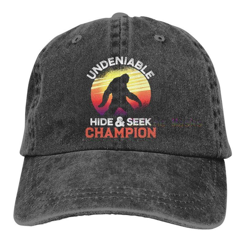 Bigfoot ist echt und er hat versucht, meinen Arsch zu fressen Baseballkappe Unisex Vintage Trucker-Hut Verstellbare Cowboyhüte für Herren Damen