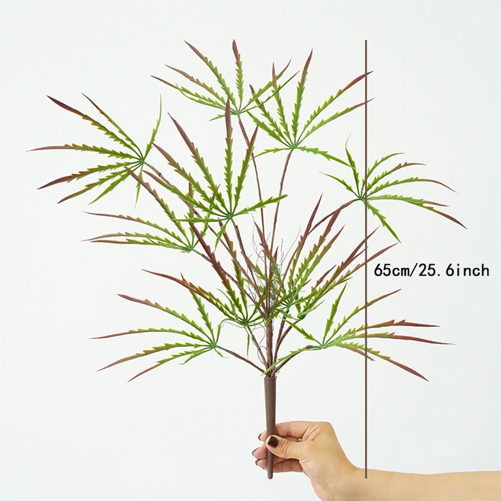 

Nearly Natural Peacock Wood with 12 Leaves Artificial Plant for Indoor Outdoor Home Office Table Centerpieces Party Decor Large